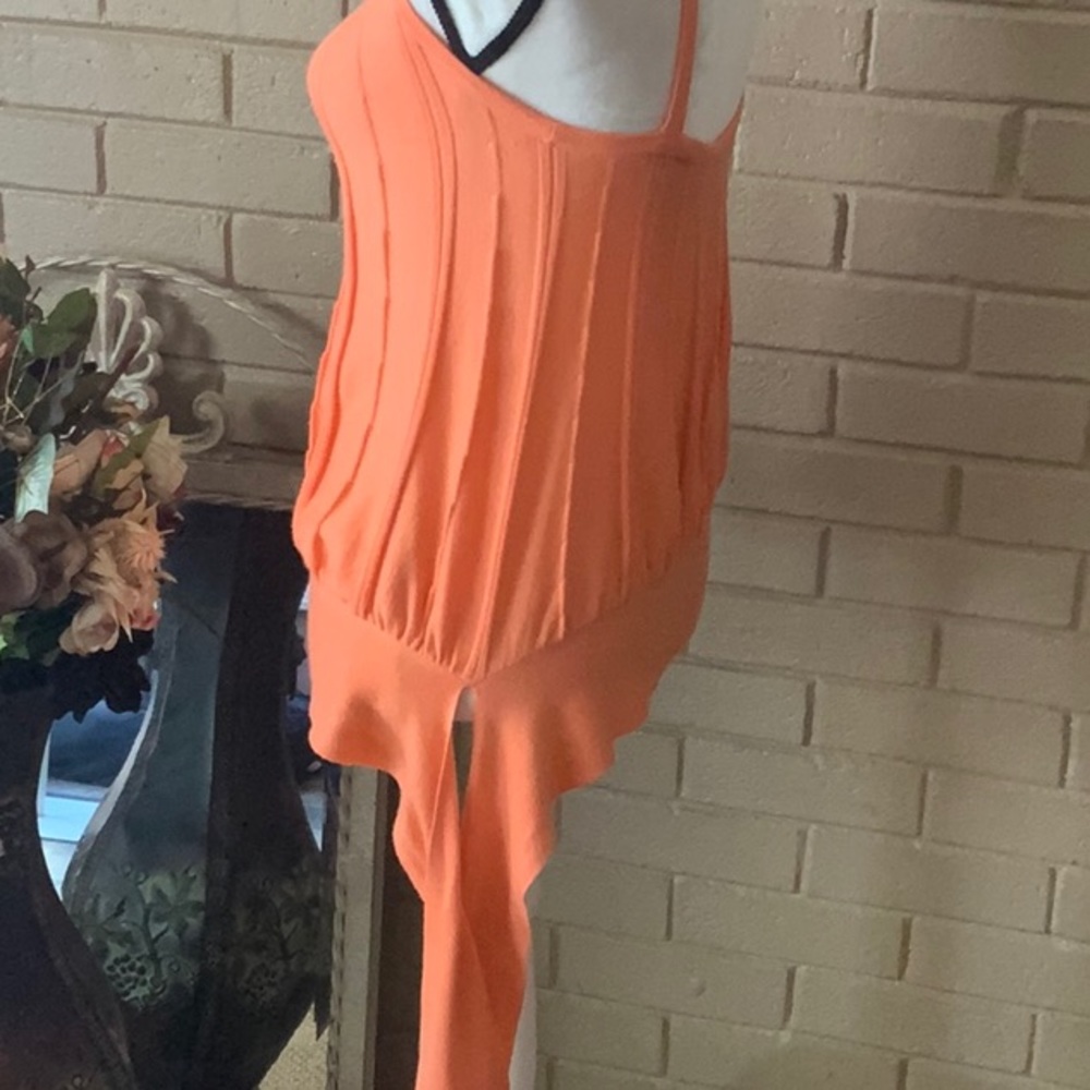 Cache Backless Tunic Peach Color Size Medium - image 2